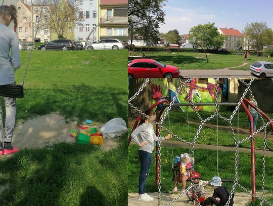 Po piaskownicy został tylko ślad. Matka prosi o interwencję