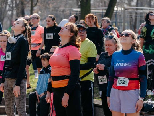 Zjęcie z pierwszej edycji biegu "Cztery Pory Roku" w Oławie