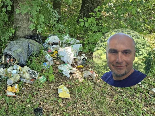 "Pod Dębami"... ze stertą śmieci