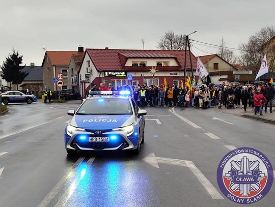 Policja zabezpieczała orszaki