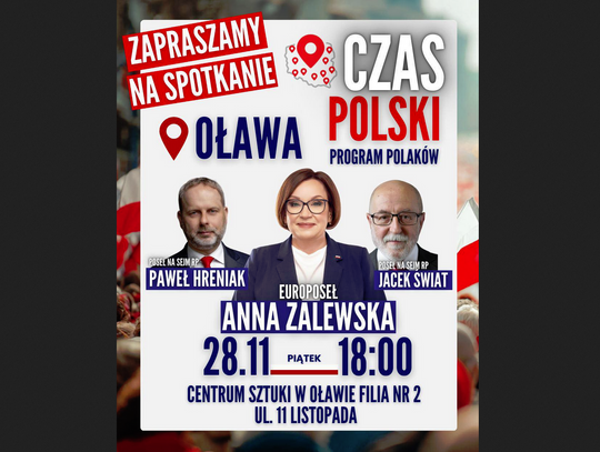 Politycy PiS przyjadą do Oławy