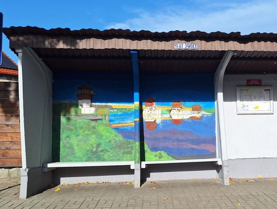 Pomalowali przystanki. Jak się Wam podoba taki pomysł?