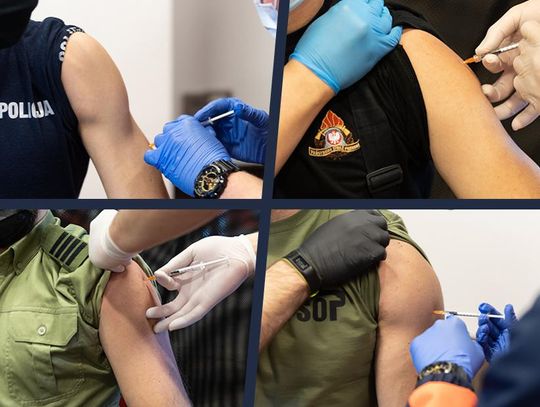 Ponad 100 tys. mundurowych już po pierwszej dawce