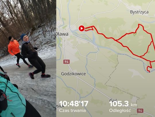 Ponad 105 km biegiem - dla Marcelka!