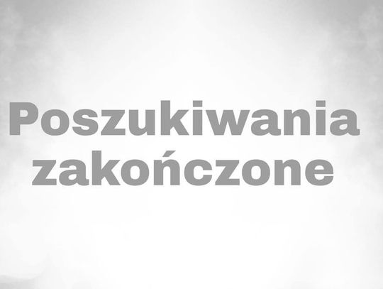 Poszukiwania zakończone. Filip cały i zdrowy