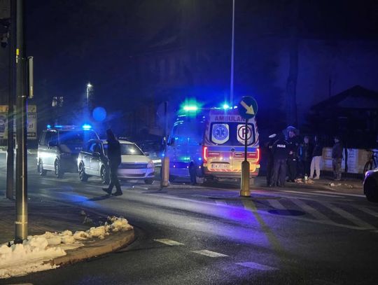 Potrącenie rowerzystki