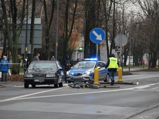 Potrącił rowerzystę. Policja wyznaczyła objazd 