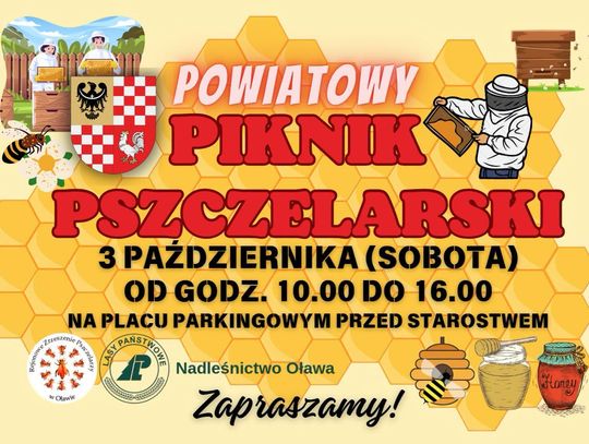 Powiatowy piknik pszczelarski już 3 października w Oławie