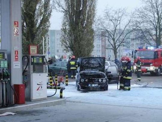 Pożar na stacji benzynowej