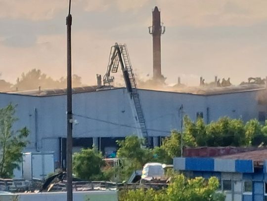 Pożar piekarni w Jelczu-Laskowicach