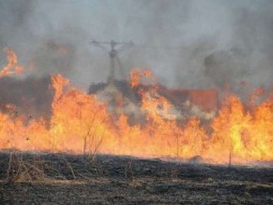 Pożar w środku miasta