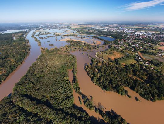 Poziom wody stopniowo się obniża, choć nieco wolniej