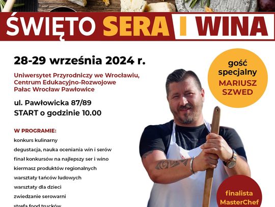 Przed nami Święto Sera i Wina