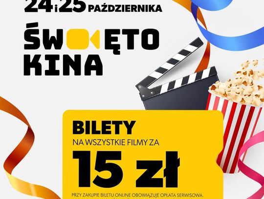 Przez dwa dni bilety na wszystkie filmy po 15 zł!