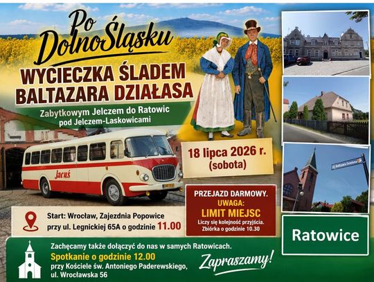 Przyjadą do Ratowic w ramach cyklu #PoDolnoŚląsku