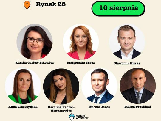 "Przypilnujesz mi wyborów?" Politycy KO w czwartek w Oławie