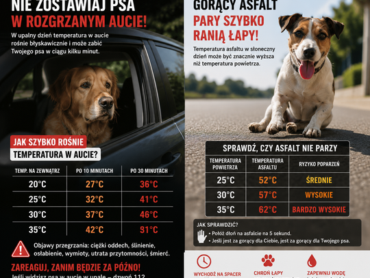 Psy w takie upały cierpią, a może być znacznie gorzej...