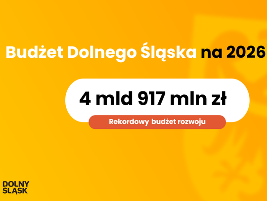 Przyszłoroczny budżet naszego województwa jest rekordowy