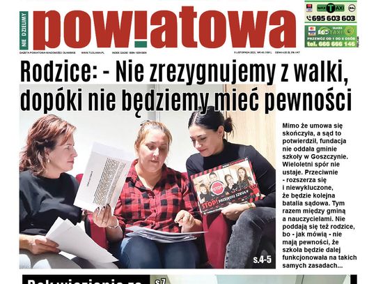 Rodzice: - Nie wierzymy wójtowi, więc nie zrezygnujemy z walki, dopóki nie będziemy mieć pewności