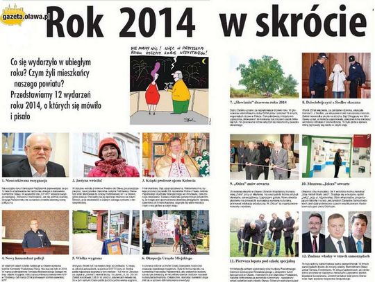 Rok 2014 w skrócie