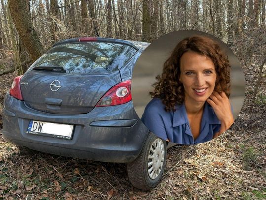 Samochód zaginionej aktorki odnaleziony w Biskupicach Oławskich