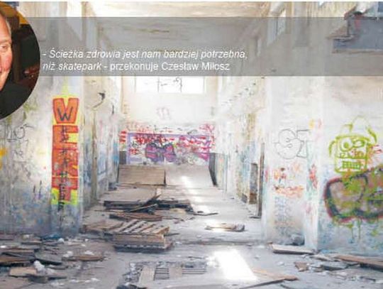 Ścieżka zdrowia zamiast skateparku?
