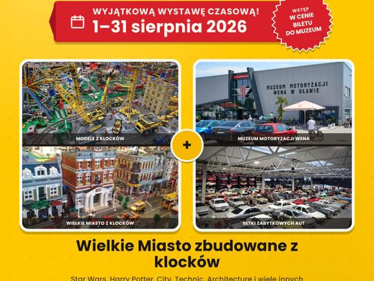 Sierpień = klocki + samochody w jednym miejscu