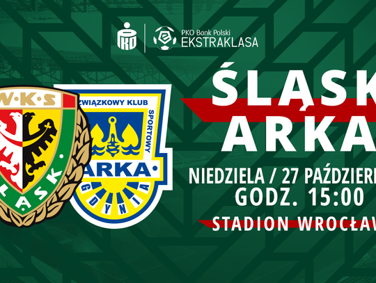 Śląsk vs Arka - mamy dla Was bilety!