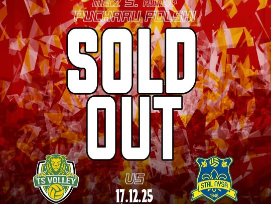 SOLD OUT! "Volley" sprzedał wszystkie bilety na mecz. Ponad 800 osób usiądzie na trybunach!