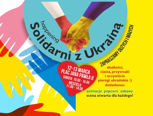 Solidarni z Ukrainą. W weekend happening w J-L