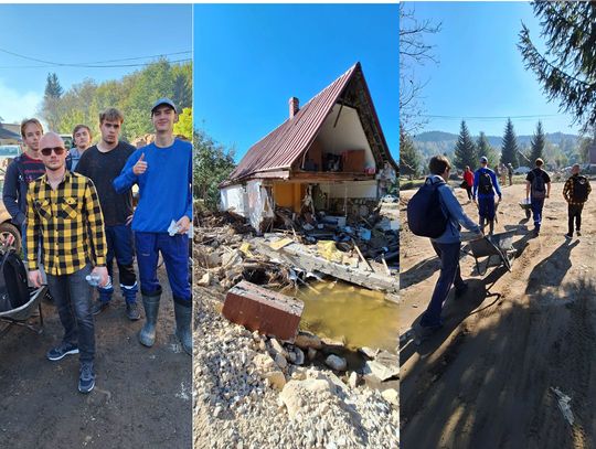 Spod ołtarza pojechali na tereny powodziowe