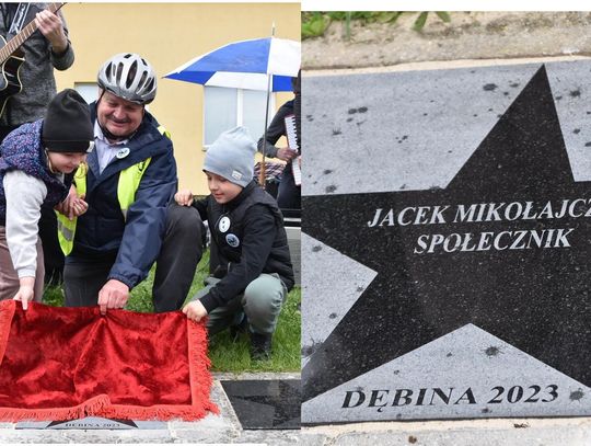 Jacek Mikołajczyk jako społecznik ma swoją gwiazdę w Dębinie