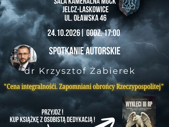 Spotkanie autorskie z dr. Krzysztofem Żabierkiem