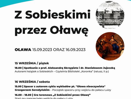 Spotkanie, spacer i gra, czyli "Z Sobieskimi przez Oławę"