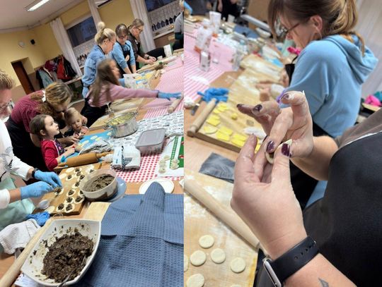 Święta coraz bliżej... W Chwałowicach lepili uszka