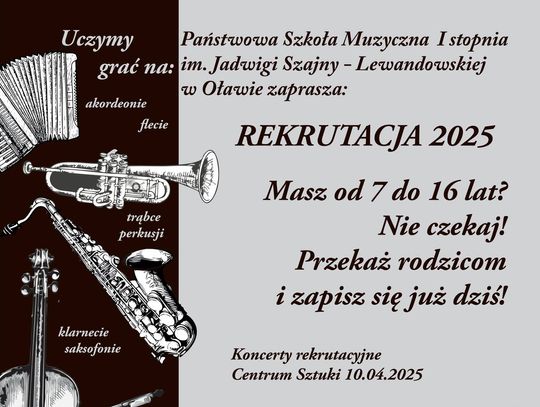 Szkoła muzyczna rekrutuje