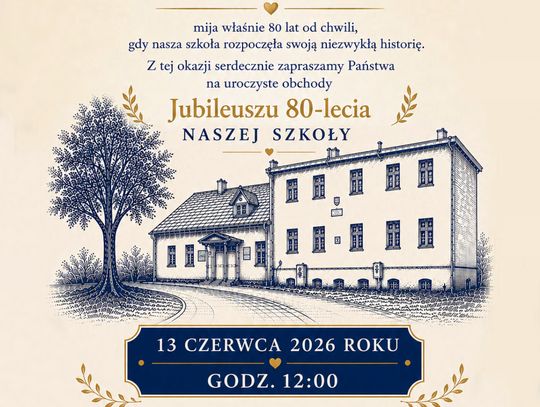Szkoła Podstawowa w Gaci 13 czerwca świętuje 80-lecie!