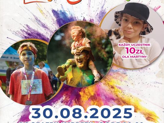 Szykują kolejny bieg kolorów. Znów z akcentem charytatywnym