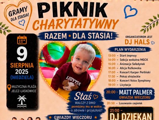 Szykują piknik dla Stasia. Dobra zabawa i pomaganie