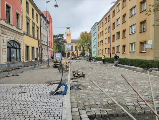 Tak się zmienia ulica Wrocławska w Oławie. Trwa rewitalizacja starówki