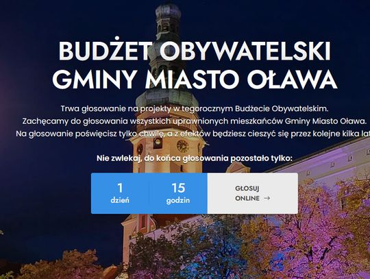 To już ostatnie chwile na głosowanie w budżecie obywatelskim