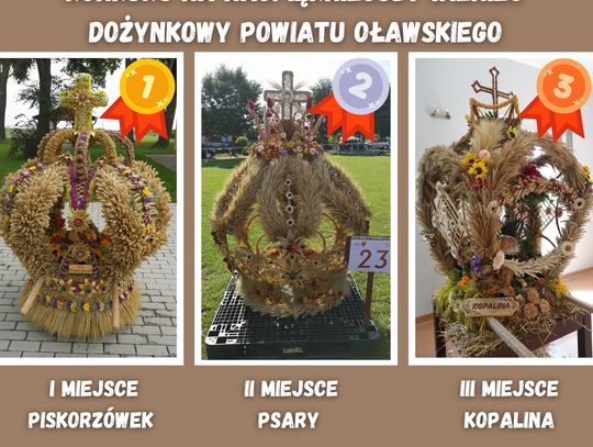 To najpiękniejsze wieńce w powiecie oławskim
