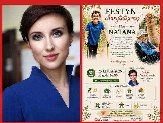 To ona poprowadzi festyn dla Natana