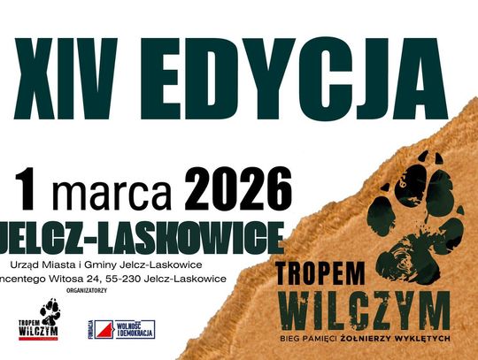 "Tropem Wilczym" po raz pierwszy w Jelczu-Laskowicach. Zapisy już trwają