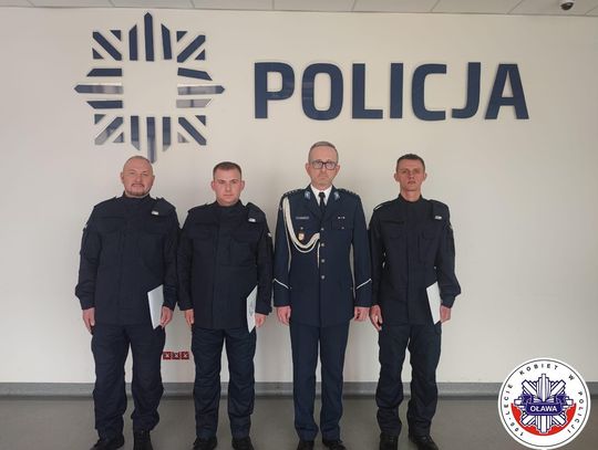 Trzech nowych policjantów w naszym powiecie