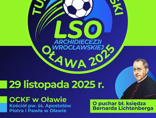 Turniej piłkarski pod patronatem burmistrza i arcybiskupa