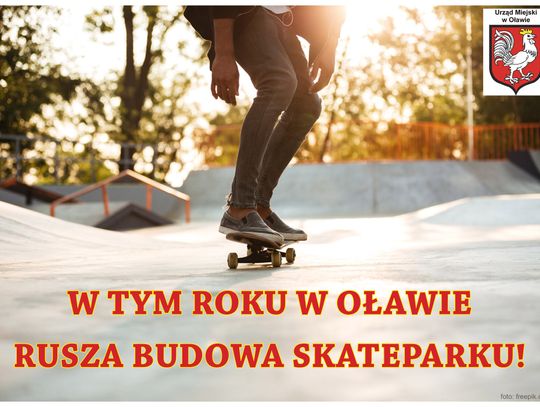 Umowa na skatepark w Oławie podpisana! 