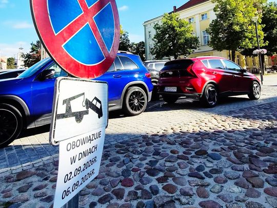 Urząd Miejski prosi, aby w tych dniach tu nie parkować