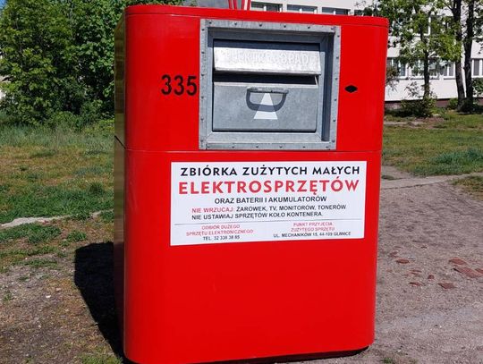Urząd przypomina o pojemnikach na małe elektrosprzęty Urząd przypomina o pojemnikach na małe elektrosprzęty