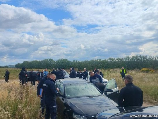 Ustawka na polach pod Strzelinem nie wyszła